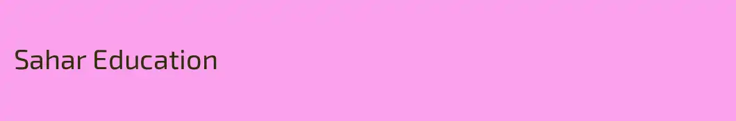 Sahar Education